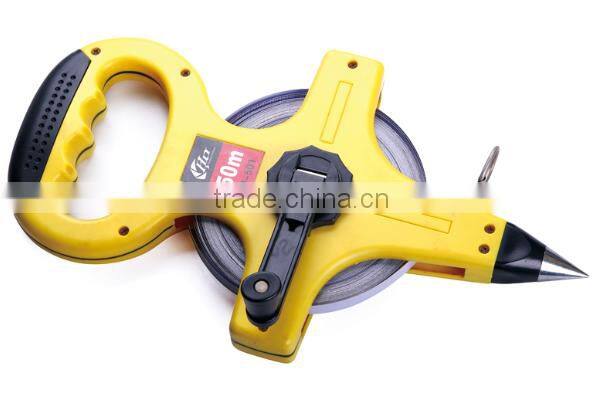 Best sale Precision Measuring Tape ABS Case Fiberglass Tape Measure 50m Glass Fiber Tape Measuring