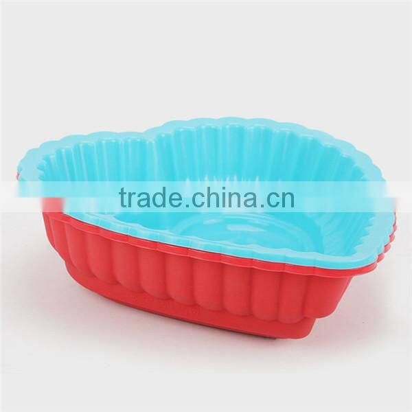 Popular silicone human heart cake mold