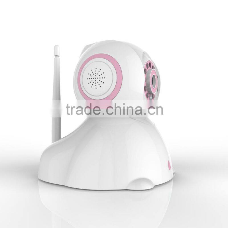 360 Degree View 720P HD IR Control Night Vision Wireless WiFi IP CCTV Video Audio Camera Onvif Protocol P2P WPS