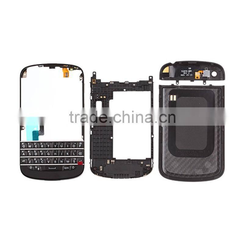 Original Genuine Housing And QWERTY Keypad Assembly For BlackBerry Q10 - Black