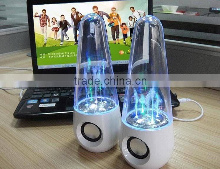 Water dancing speaker bluetooth stereo Led music speaker usb water spray audio computer peripheral audio