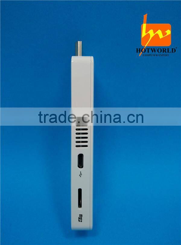 mini pc smart tv dongle stick with bluetooth and wifi TF USB slot