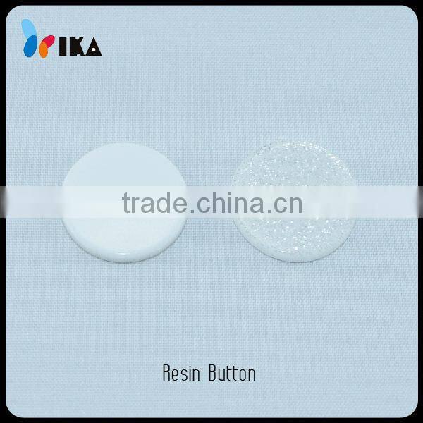 transparent resin shirt button with flash decorative