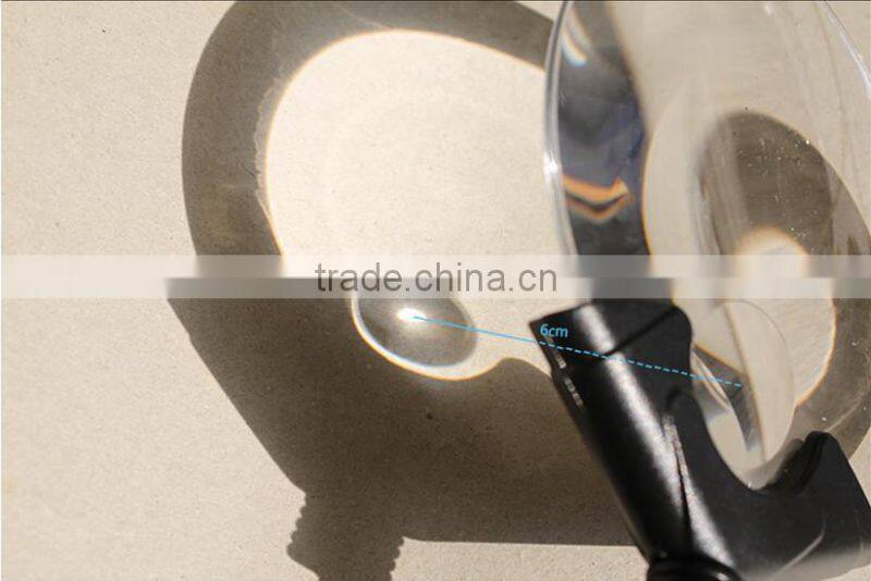 LED plastic pelle switching magnifier/ lamp led magnifier desktop magnifier