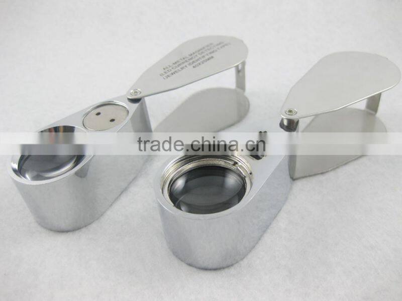 Loupe 40 x 25mm Glass Jewellery Magnifier