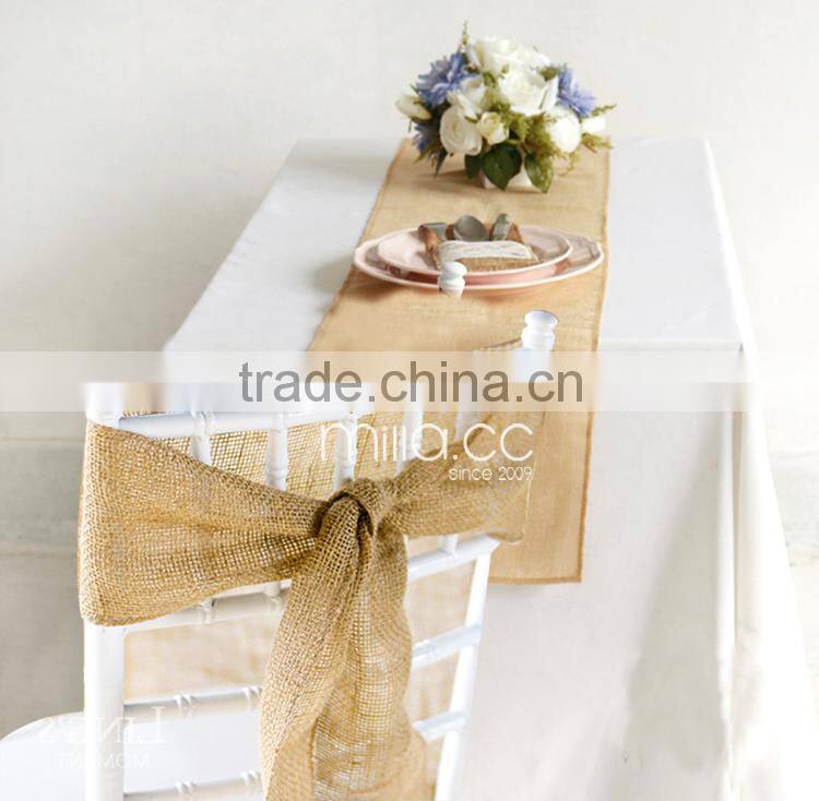Burlap table runner