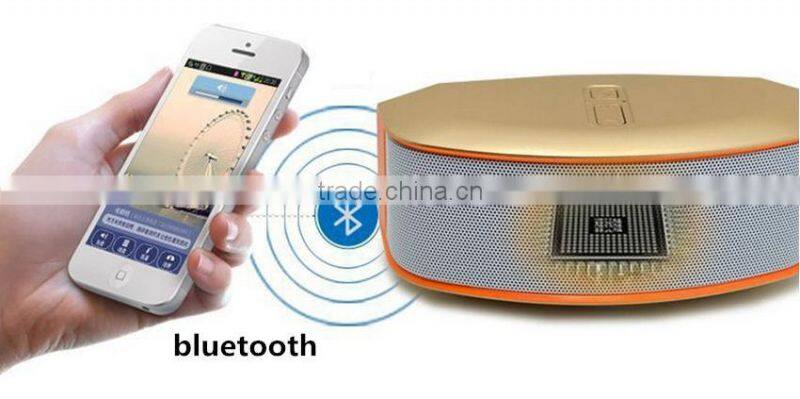 GS809 Portable Stereo Bass music TF card reader Bluetooth speaker for Mobile phone/Computer with coloured lamp