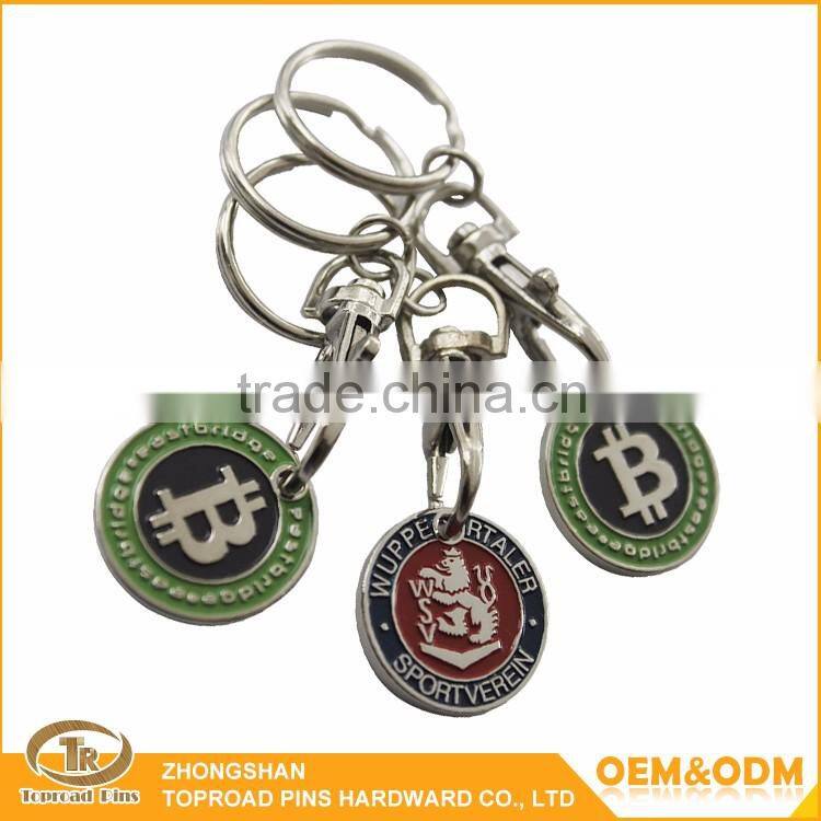 Zhongshan promotional craft manufacturer cheap custom metal plated key ring soft cartoon rubber keychain manufacturers