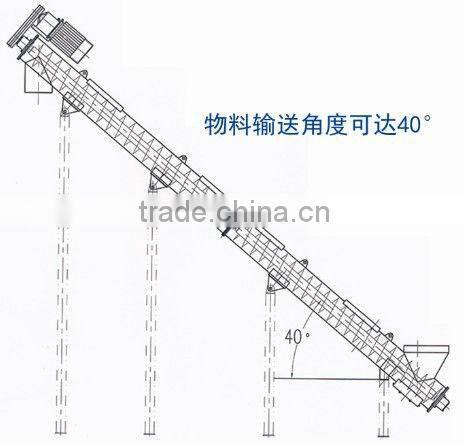 diameter 610 12mMLX flexible large capacity sand screw conveyor
