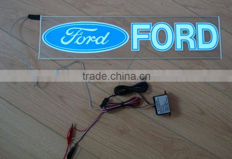 EL flash car sticker,EL flashing sticker,equalizer el car sticker