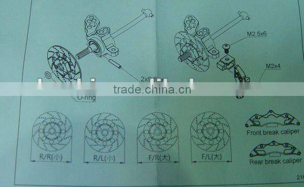 Auto spare parts brake system 4243106010 brake disc