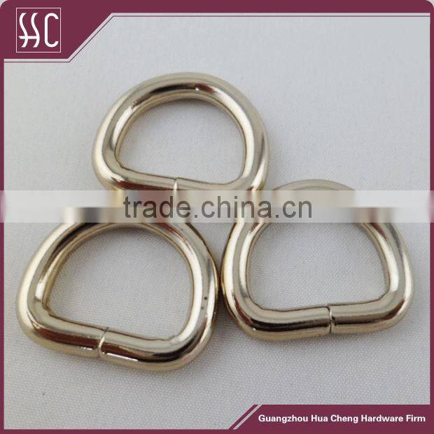 20mm Gold Plated D Ring Buckle for Bag Part