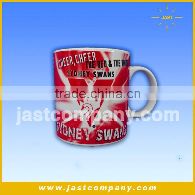 Club Logo Printed Musical Ceramic Sublimation Mug
