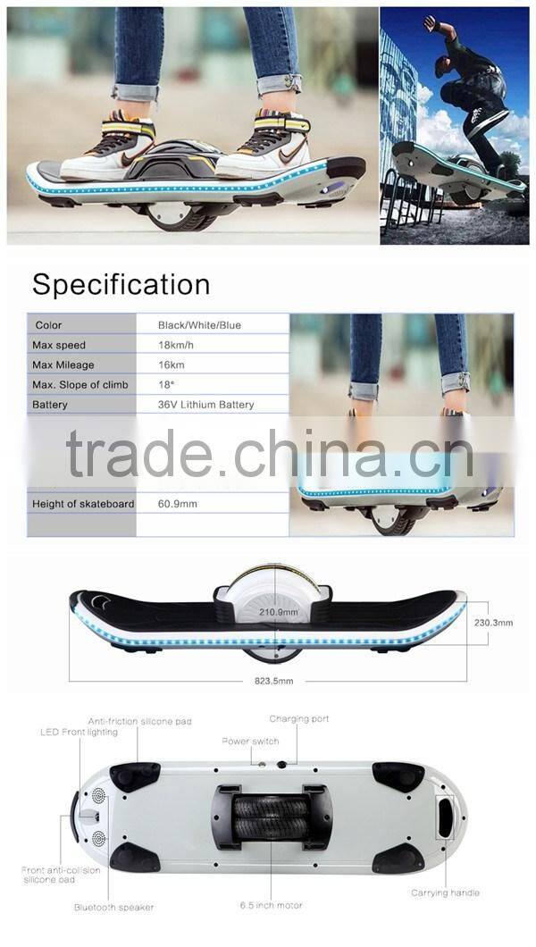 Hoverboard with led lights one wheel electric skateboard hoverboard free shipping
