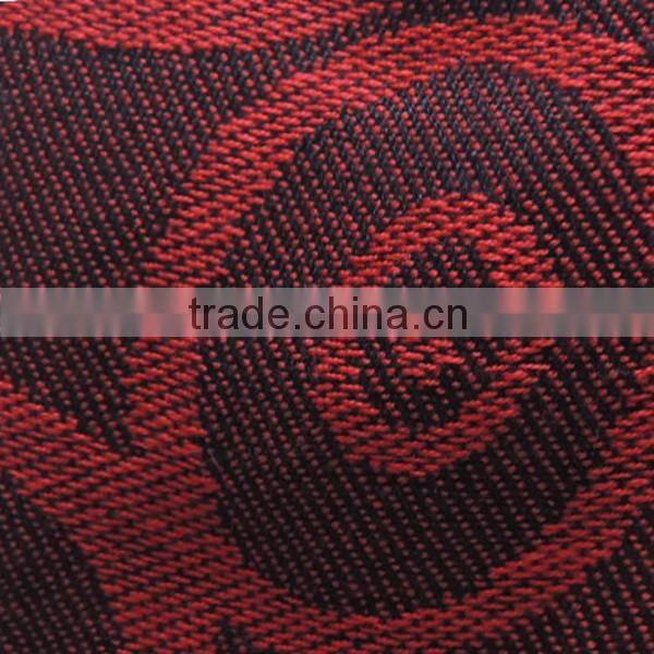 TYSAF027 applique scarf with red and black