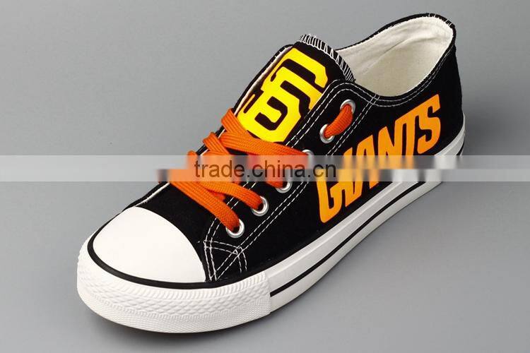 2015 hot sales high quality printed canvas shoes