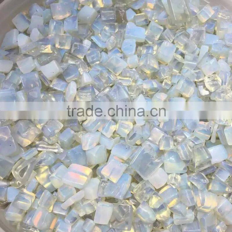 colorful agate crystal tumbled stone
