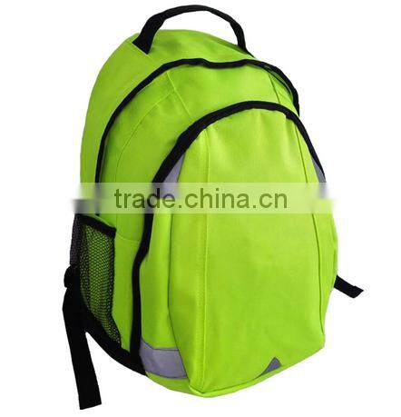 Large Capacity Bag;Fluorescence Green Cool Special Safe Design Reflective Backpack;School Bag High Visibility Backpack
