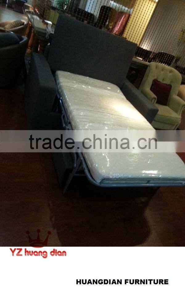 High quality sofa bed with metal frame and folding mattress YSB001