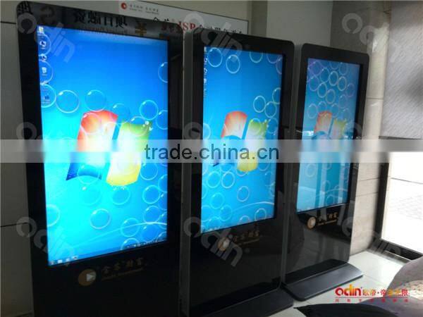 55 Inch LCD Screen Indoor Advertising Display IR Multi Touch All In One