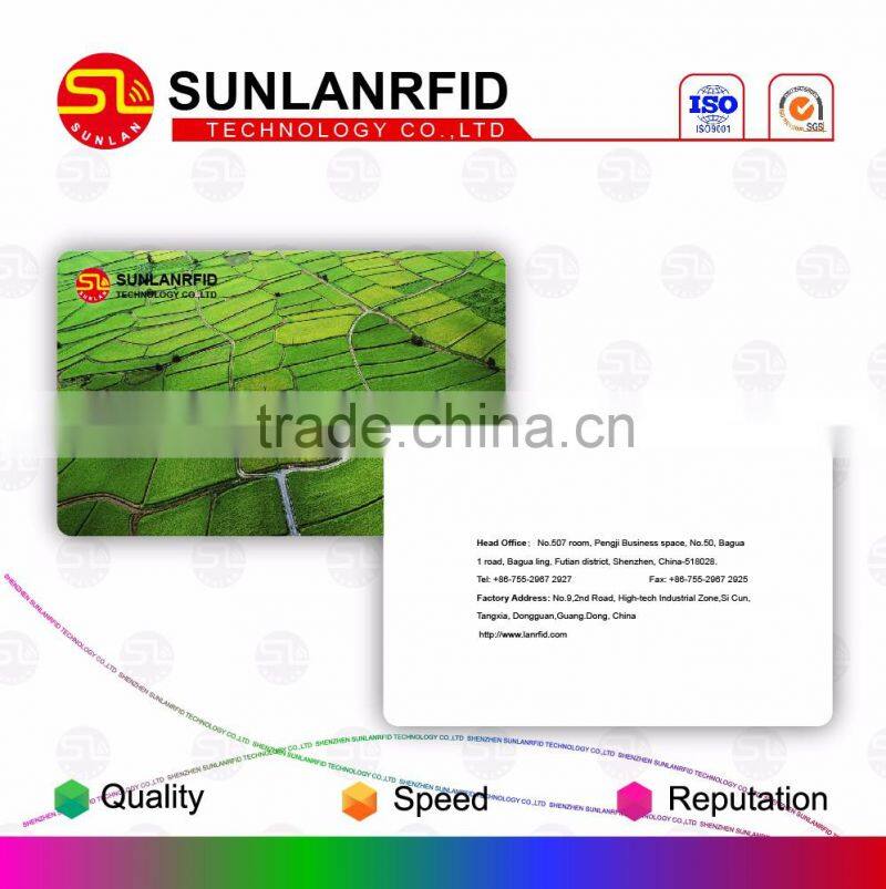 Application Business RFID Card Material PVC Standard Thickness Solid Surface Material