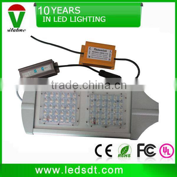 Economic module 60w led street light lamp 130lm/w with photoswith