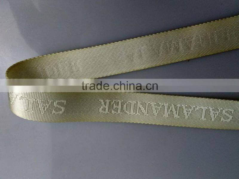 Custom PP/polyester/cotton/silk/nylon pattern jacquard reflective nylon webbing