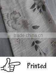 Solid thermal linen curtain drapery collection window linen curtain for home decor