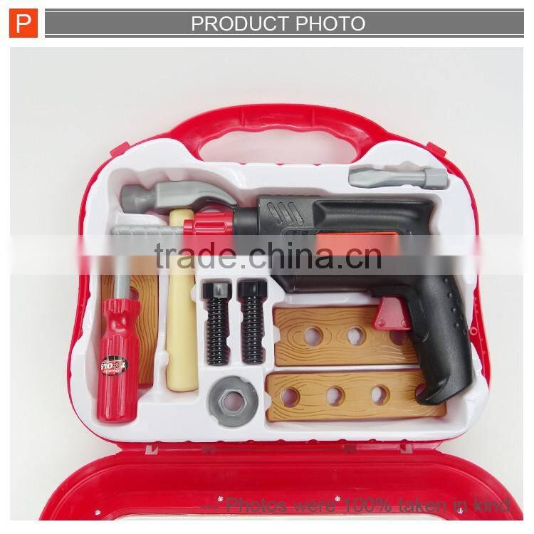 Workshop pretend toys plastic construction tools play set