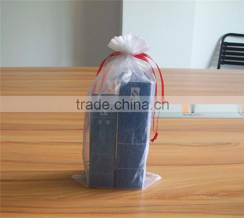 organza bags for wedding/logo organza pouches/cosmetic pouch for women