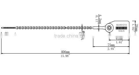 Wholesale China Import security plastic seal for airline GC-P002
