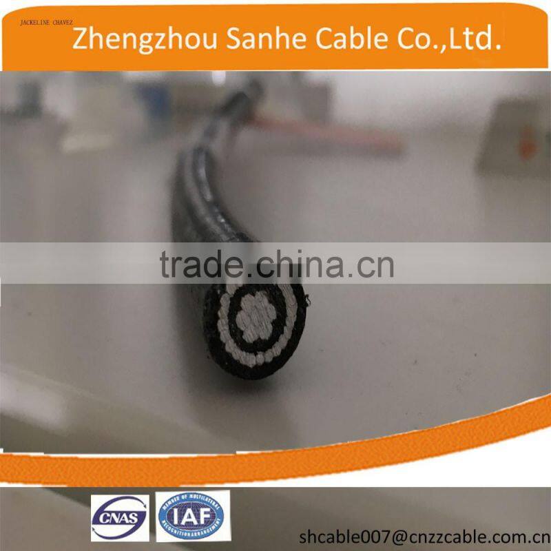 3*6awg/3*8AWG aluminum alloy conductor concentric neutral cable for dominican