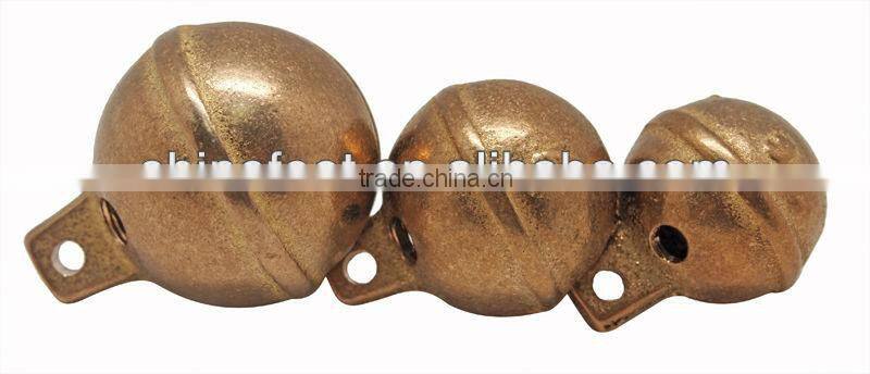 brass dog bells for dog collar decoration , 5 different sizes (A622)