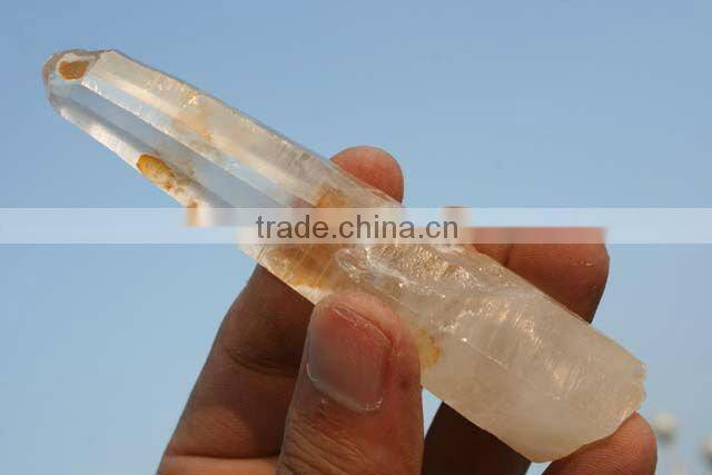 Natural Rock Quartz Original Crystal Point Specimen / Charming Original Crystal Wand Healing