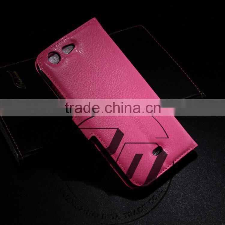 Wholesale Popular Flip Magnetic wallet leather case with card slots For Wiko Stairway leather case mobile phone case cover