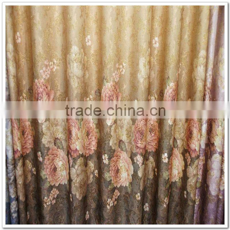 Classic Designs 2013 Yarn Dye 100% Polyester Jacquard Curtain Fabric