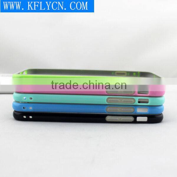 hard and rigid metalic frame well protective phone case for iphone 6