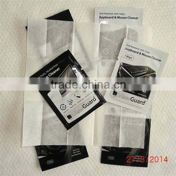 laptop cleaning wipes, lens screen cleaner wet cloth, dry fast without streaks leaft