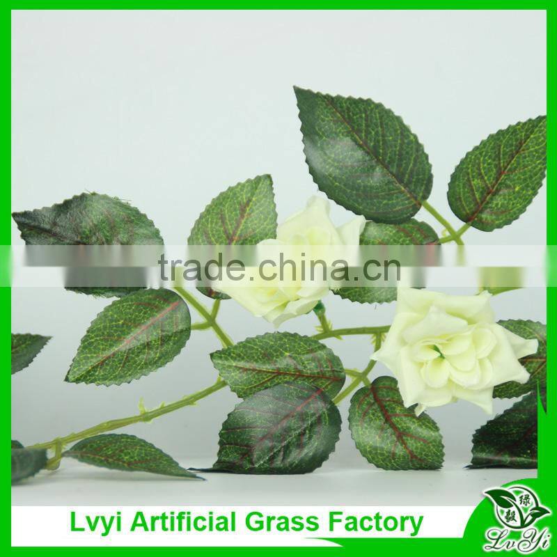 Artificial rose flower vines decorative artificial flower vines