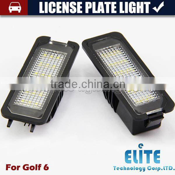 canbus led license plate light for golf 6