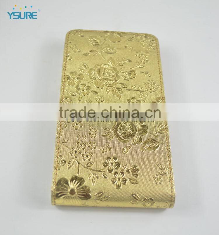 wholesale-luxury Tuhao gold leather phone case local tyrant gold case cover for sony Z1