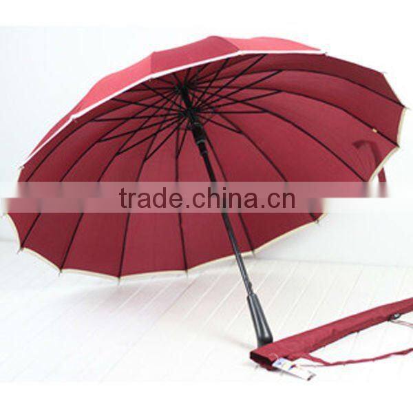 New 16K straight fashion golf umbrella