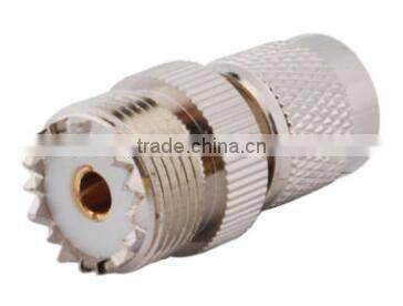 TNC male to PL259 UHF female connector