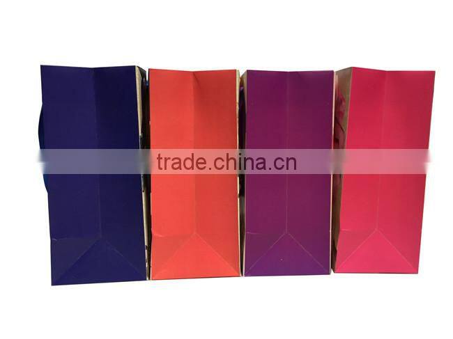 The Most Popular Design Gift Paper Bag With Ribbon Handles