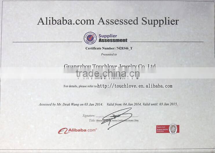 Fancy stainless steel colorful fan shaped jewelry personalized jewelry with promotion price