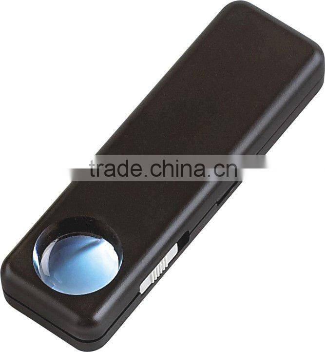 magnifier,LED card-type magnifier with money-deteting function