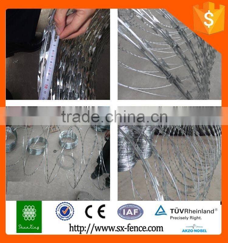 Antique Barbed Wire for sale/Metal Razor Barbed/concertina razor barbed wire with pallet