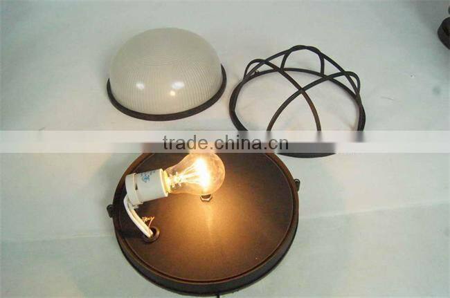 modern design outdoor round ceiling light with frosted glass (HS1106)