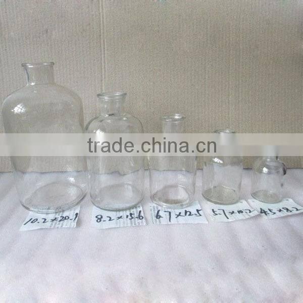 Wholesale chemical glass bottle and chemical wash bottles