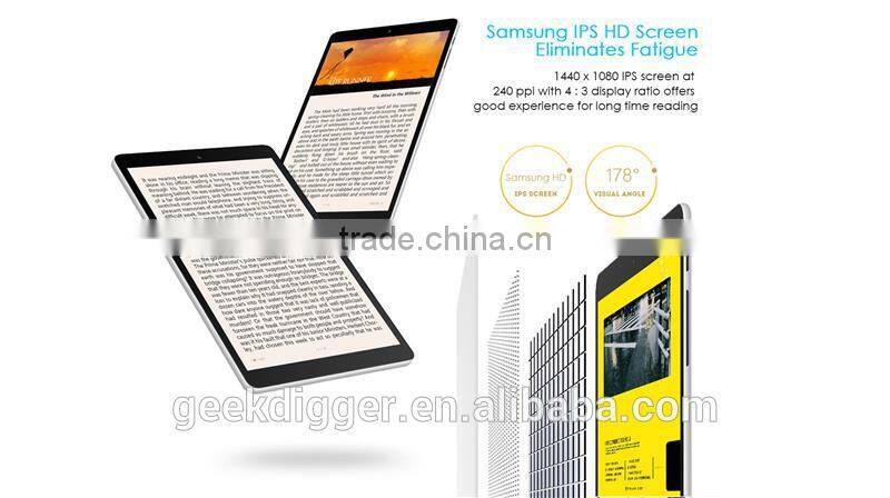 Teclast X89 Kindow Reader Tablet PC-BLACK/ Win 10 + Android 4.4 Intel Baytrail Z3735F Quad Core 1.33GHz 7.5 inch